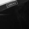 Colanți din catifea cu logo vintage din anii ’90 Colanți din catifea cu logo vintage din anii ’90