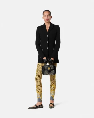 Colanți Foulard cu imprimeu leopard