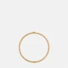 Colier tip choker din metal cu cristale Colier tip choker din metal cu cristale