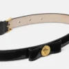 Copii Cureaua din piele lăcuită cu fundă Gianni Ribbon 2 cm