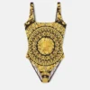 Costum de baie dintr-o singură piesă din amestec de nailon imprimat Costum de baie dintr-o singură piesă din amestec de nailon imprimat