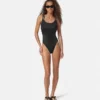 Costum de baie întreg din jacquard