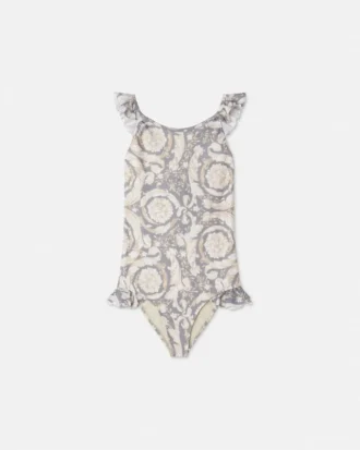 Costum de baie întreg pentru copii, cu imprimeu