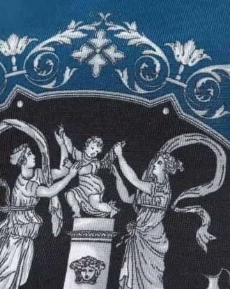 Cravată din mătase twill imprimată