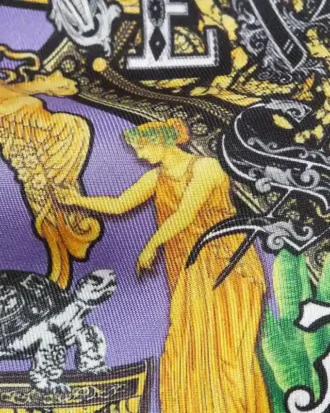 Cravată din mătase twill imprimată