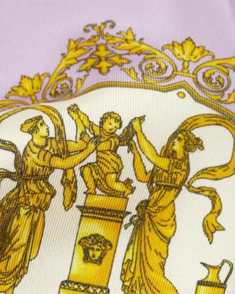 Cravată din mătase twill imprimată