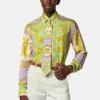 Cravată din mătase twill imprimată Cravată din mătase twill imprimată