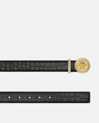 Curea cu efect de crocodil și detalii Medusa Biggie 3 cm