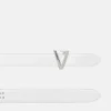 Curea din piele cu ornamente în formă de V, 3 cm Curea din piele cu ornamente în formă de V, 3 cm