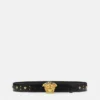 Curea din piele decorată La Medusa 4 cm Curea din piele decorată La Medusa 4 cm