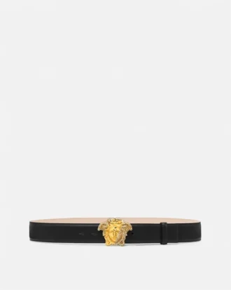 Curea din piele decorată La Medusa 4 cm