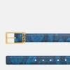 Curea din piele imprimată Greca 3 cm Curea din piele imprimată Greca 3 cm