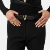 Curea din piele V 3 cm Curea din piele V 3 cm