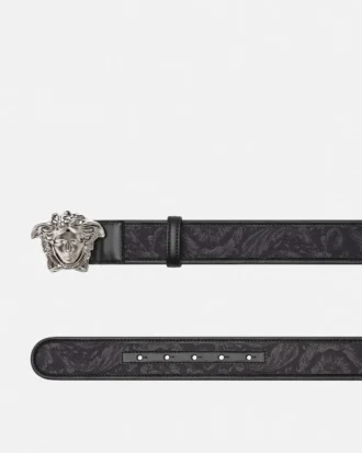 Curea din pânză jacquard La Medusa 4 cm