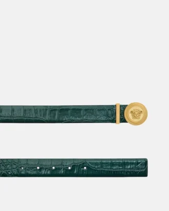 Curea Medusa Biggie cu efect de crocodil 3 cm