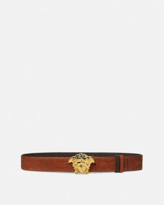 Curea reversibilă din piele La Medusa 4 cm Curea reversibilă din piele La Medusa 4 cm