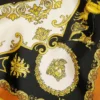 Eșarfă din mătase twill imprimată 45 cm Eșarfă din mătase twill imprimată 45 cm