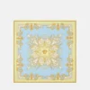 Eșarfă din mătase twill imprimată 90 cm Eșarfă din mătase twill imprimată 90 cm
