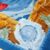 Eșarfă din mătase twill imprimată 90 cm Eșarfă din mătase twill imprimată 90 cm