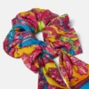 Eșarfă tip scrunchie din twill cu imprimeu pentru copii