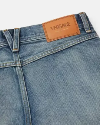 Fabricați în Japonia Pantaloni scurți din denim cu talie medie
