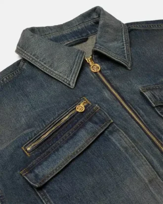 Fabricat în Japonia Jacheta blouson din denim