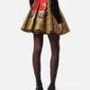 Fustă balerină din mătase Barocco Silk cu imprimeu Cheetah Fustă balerină din mătase Barocco Silk cu imprimeu Cheetah