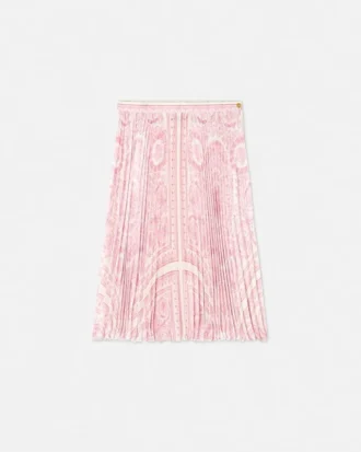 Fustă midi plisată Barocco Foulard pentru copii