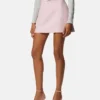 Fustă mini A-line din crep de lână tweed Fustă mini A-line din crep de lână tweed