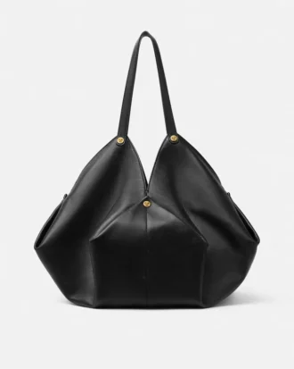 Geantă de umăr mare Protea din piele nappa