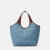 Geantă din denim La Medusa Geantă din denim La Medusa