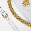 Geantă din piele La Medusa cu mâner superior Geantă din piele La Medusa cu mâner superior