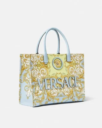 Geantă mare din pânză cu imprimeu La Medusa