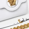 Geantă mică din piele cu mâner superior La Medusa Geantă mică din piele cu mâner superior La Medusa