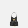 Geantă mini bucket din satin cu ornamente La Medusa Geantă mini bucket din satin cu ornamente La Medusa