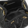 Geantă mini bucket din satin cu ornamente La Medusa Geantă mini bucket din satin cu ornamente La Medusa