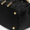 Geantă mini bucket din satin cu ornamente La Medusa Geantă mini bucket din satin cu ornamente La Medusa