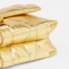 Geantă mini matlasată metalică Kleio Geantă mini matlasată metalică Kleio