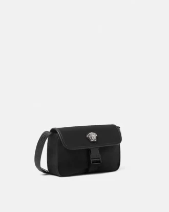 Geantă mini messenger din nailon La Medusa