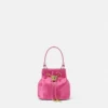 Geantă mini tip sac din satin La Medusa Geantă mini tip sac din satin La Medusa