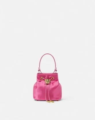 Geantă mini tip sac din satin La Medusa Geantă mini tip sac din satin La Medusa