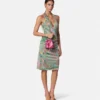 Geantă mini tip sac din satin La Medusa Geantă mini tip sac din satin La Medusa