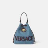 Geantă tip sac din denim La Medusa Geantă tip sac din denim La Medusa