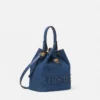Geantă tip sac din denim La Medusa Geantă tip sac din denim La Medusa