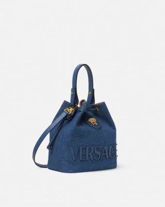 Geantă tip sac din denim La Medusa