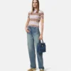 Geantă tip sac din denim La Medusa Geantă tip sac din denim La Medusa