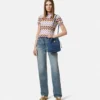 Geantă tip sac din denim La Medusa Geantă tip sac din denim La Medusa