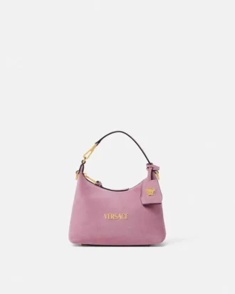 Geantă Versace Tag din piele întoarsă