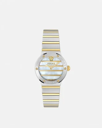 Greca Logo Pearl Watch
