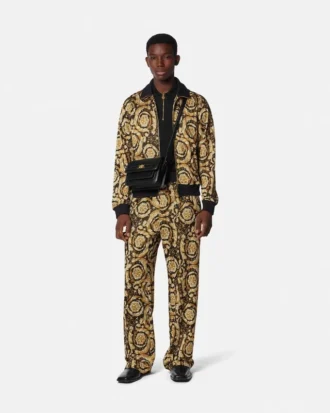 Hanorac cu fermoar Barocco Jacquard